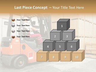 Manufacturing Shipping Machine PowerPoint Template