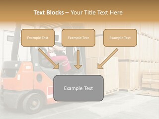 Manufacturing Shipping Machine PowerPoint Template