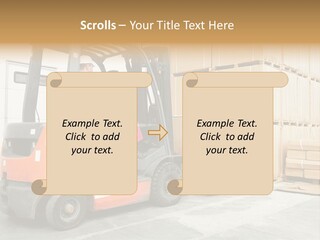Manufacturing Shipping Machine PowerPoint Template