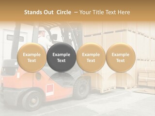 Manufacturing Shipping Machine PowerPoint Template