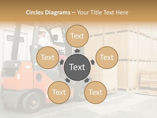 Manufacturing Shipping Machine PowerPoint Template