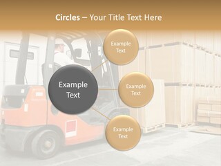 Manufacturing Shipping Machine PowerPoint Template