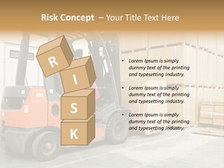 Manufacturing Shipping Machine PowerPoint Template