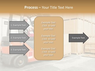 Manufacturing Shipping Machine PowerPoint Template