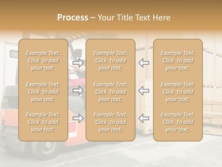 Manufacturing Shipping Machine PowerPoint Template