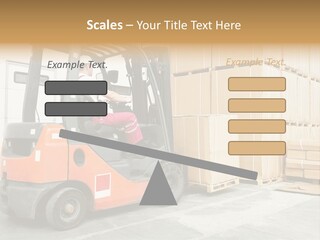 Manufacturing Shipping Machine PowerPoint Template