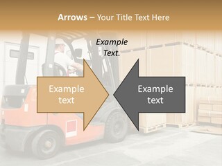 Manufacturing Shipping Machine PowerPoint Template