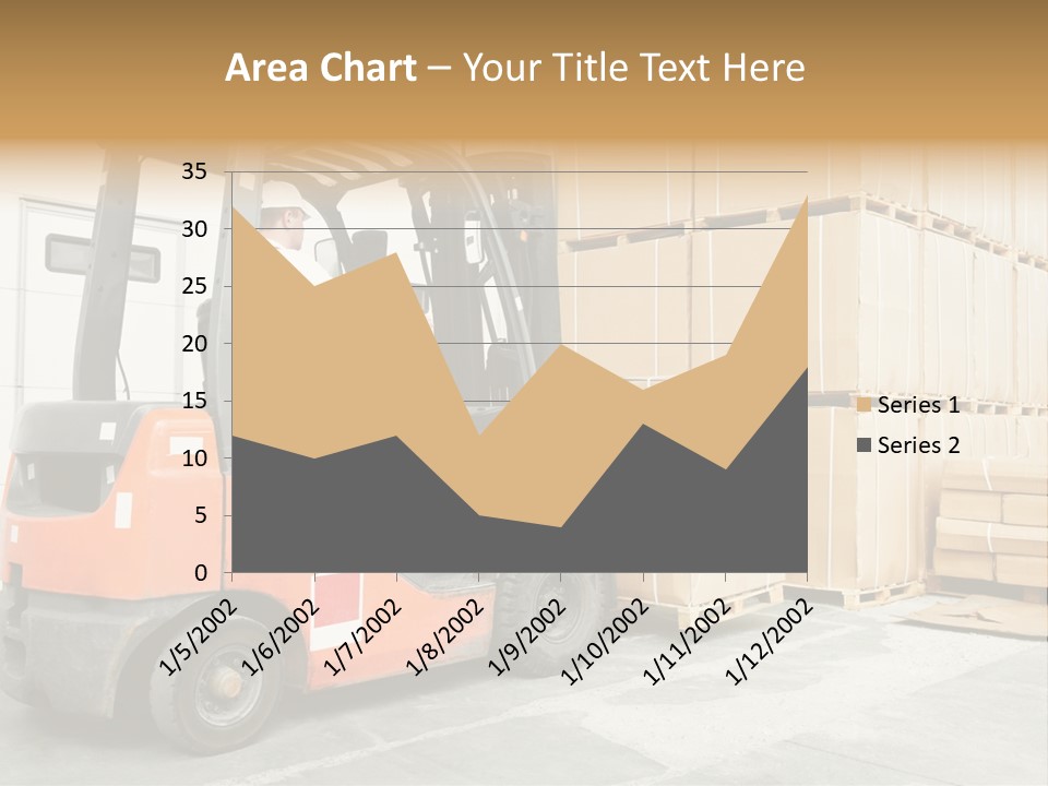 Manufacturing Shipping Machine PowerPoint Template
