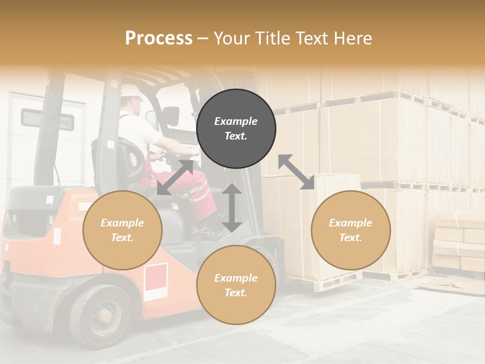 Manufacturing Shipping Machine PowerPoint Template