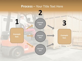 Manufacturing Shipping Machine PowerPoint Template