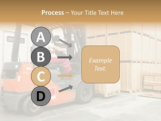 Manufacturing Shipping Machine PowerPoint Template
