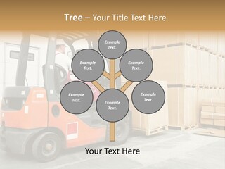 Manufacturing Shipping Machine PowerPoint Template