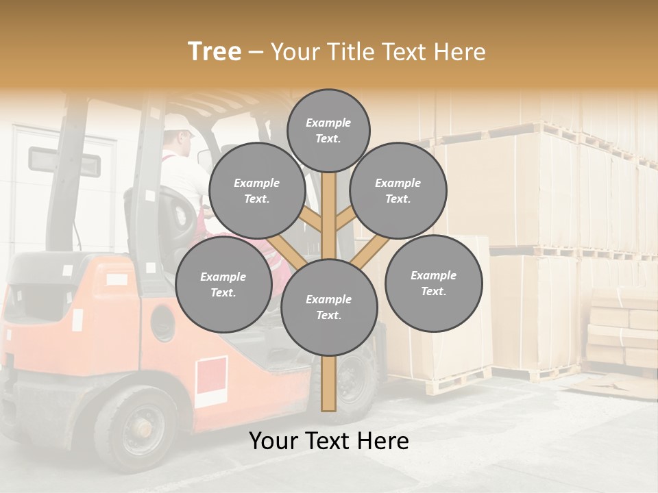Manufacturing Shipping Machine PowerPoint Template