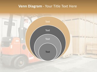 Manufacturing Shipping Machine PowerPoint Template