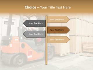 Manufacturing Shipping Machine PowerPoint Template