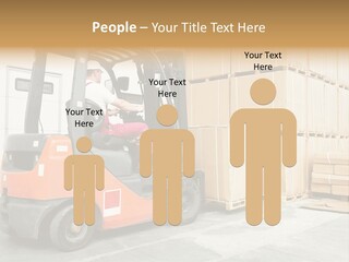 Manufacturing Shipping Machine PowerPoint Template