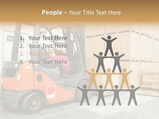 Manufacturing Shipping Machine PowerPoint Template