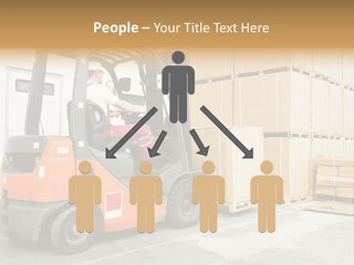 Manufacturing Shipping Machine PowerPoint Template