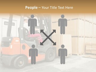 Manufacturing Shipping Machine PowerPoint Template