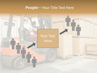 Manufacturing Shipping Machine PowerPoint Template