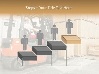Manufacturing Shipping Machine PowerPoint Template