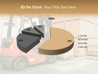 Manufacturing Shipping Machine PowerPoint Template