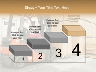 Manufacturing Shipping Machine PowerPoint Template