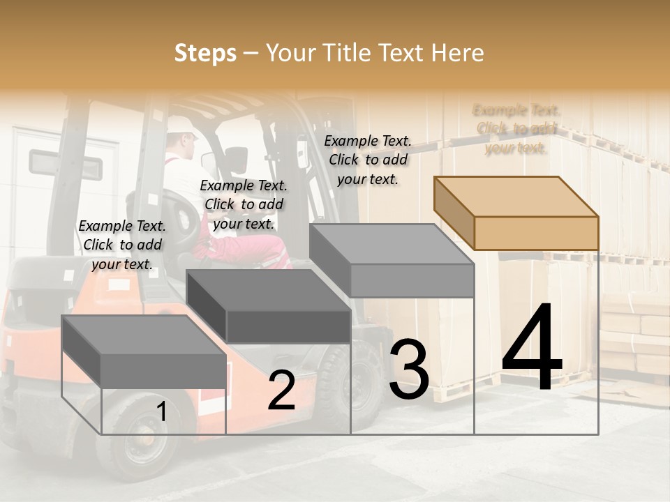 Manufacturing Shipping Machine PowerPoint Template