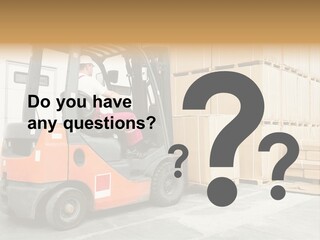 Manufacturing Shipping Machine PowerPoint Template