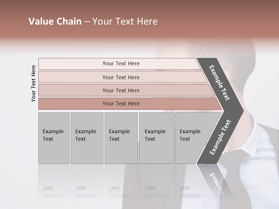 Hairstyle Desaturated Handsome PowerPoint Template