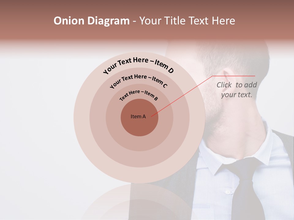 Hairstyle Desaturated Handsome PowerPoint Template