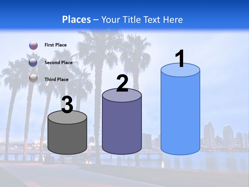 Line Harbor San PowerPoint Template