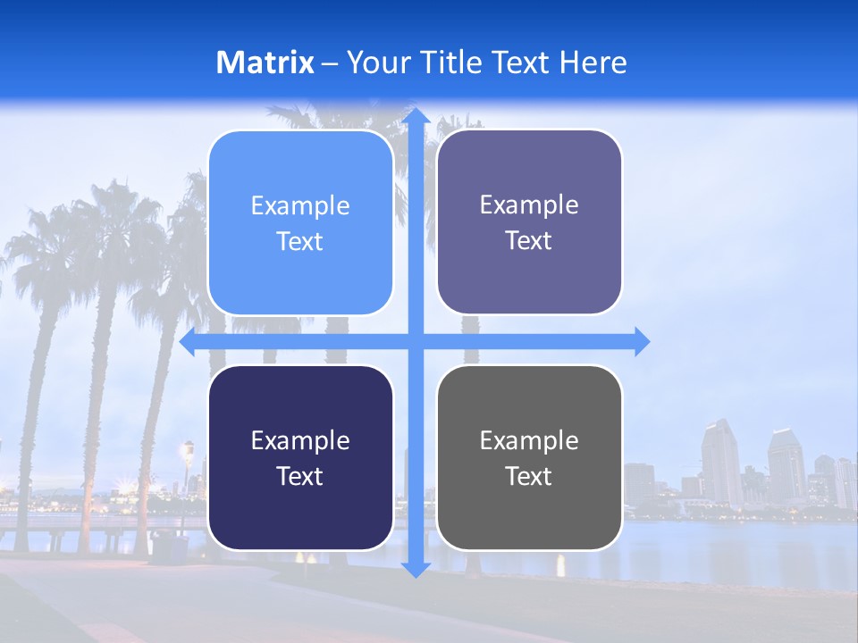 Line Harbor San PowerPoint Template