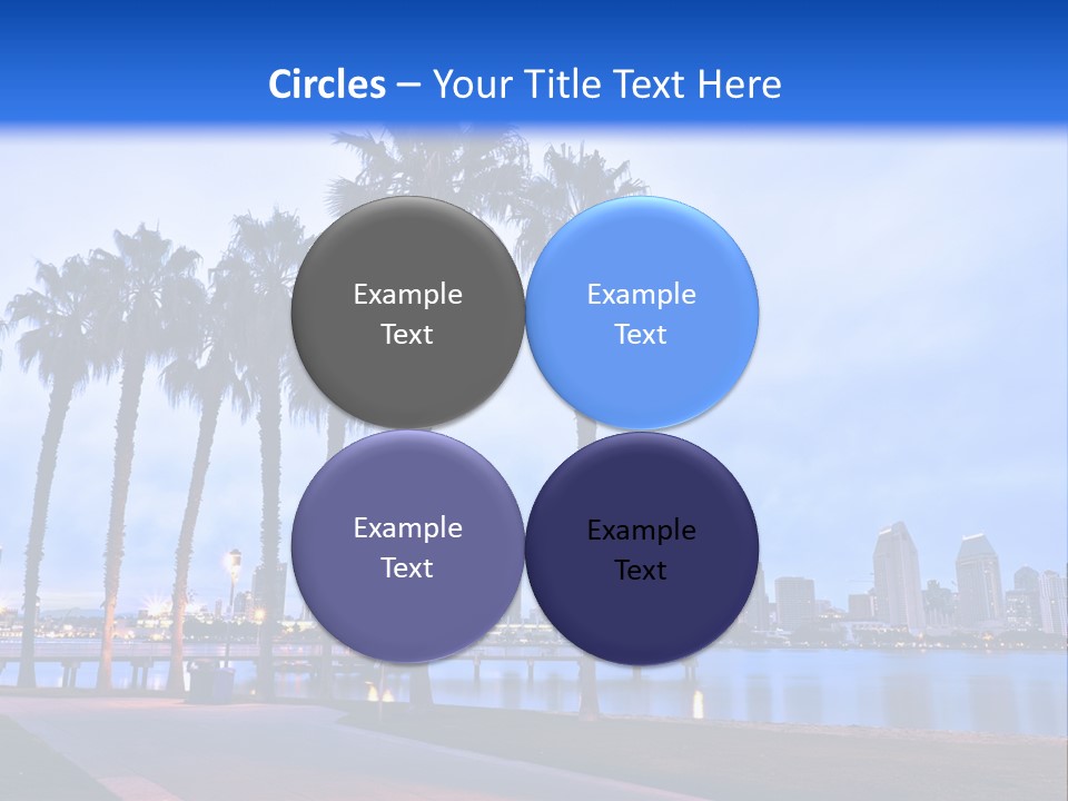 Line Harbor San PowerPoint Template