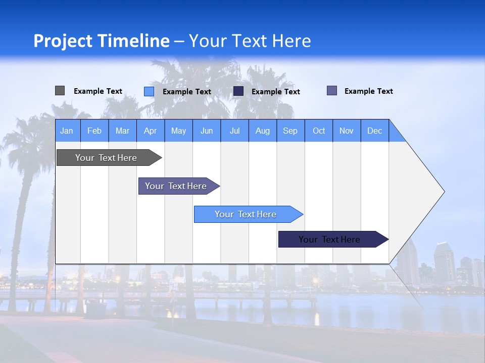 Line Harbor San PowerPoint Template
