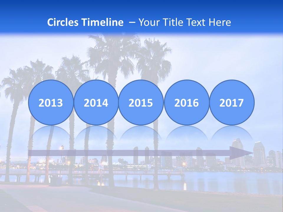 Line Harbor San PowerPoint Template