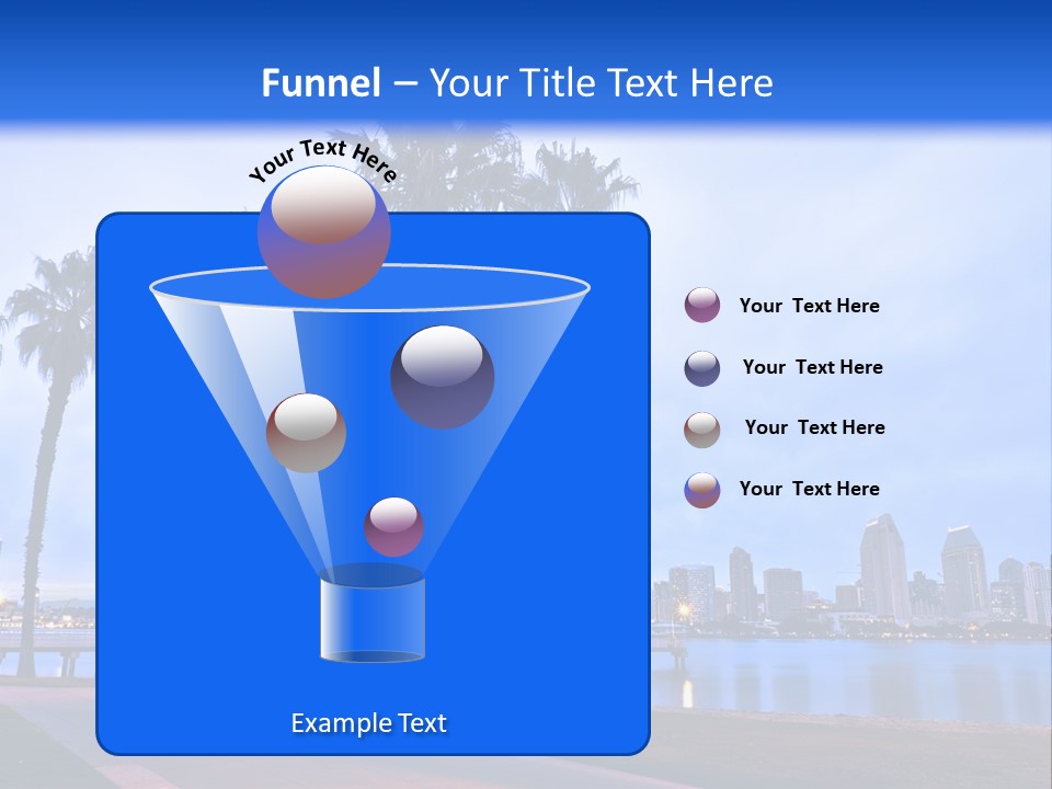 Line Harbor San PowerPoint Template