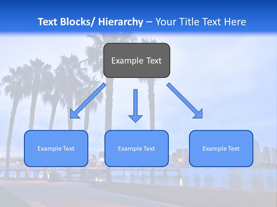 Line Harbor San PowerPoint Template