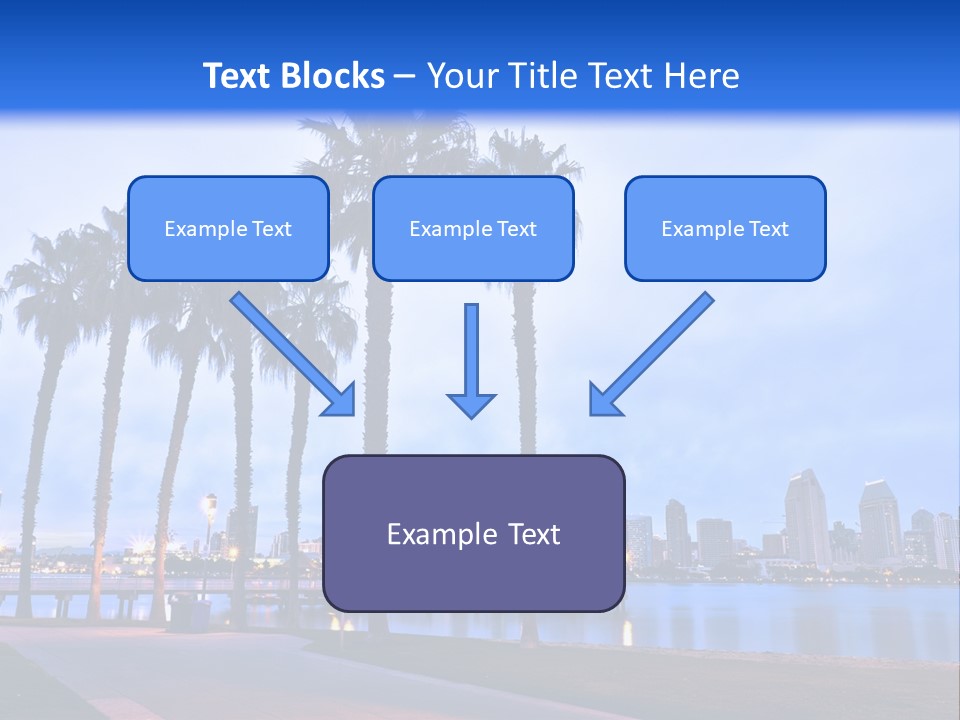 Line Harbor San PowerPoint Template