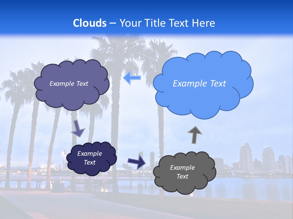 Line Harbor San PowerPoint Template
