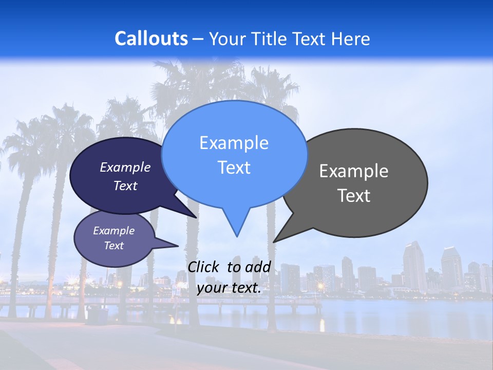 Line Harbor San PowerPoint Template