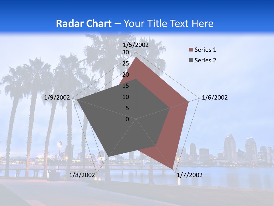 Line Harbor San PowerPoint Template