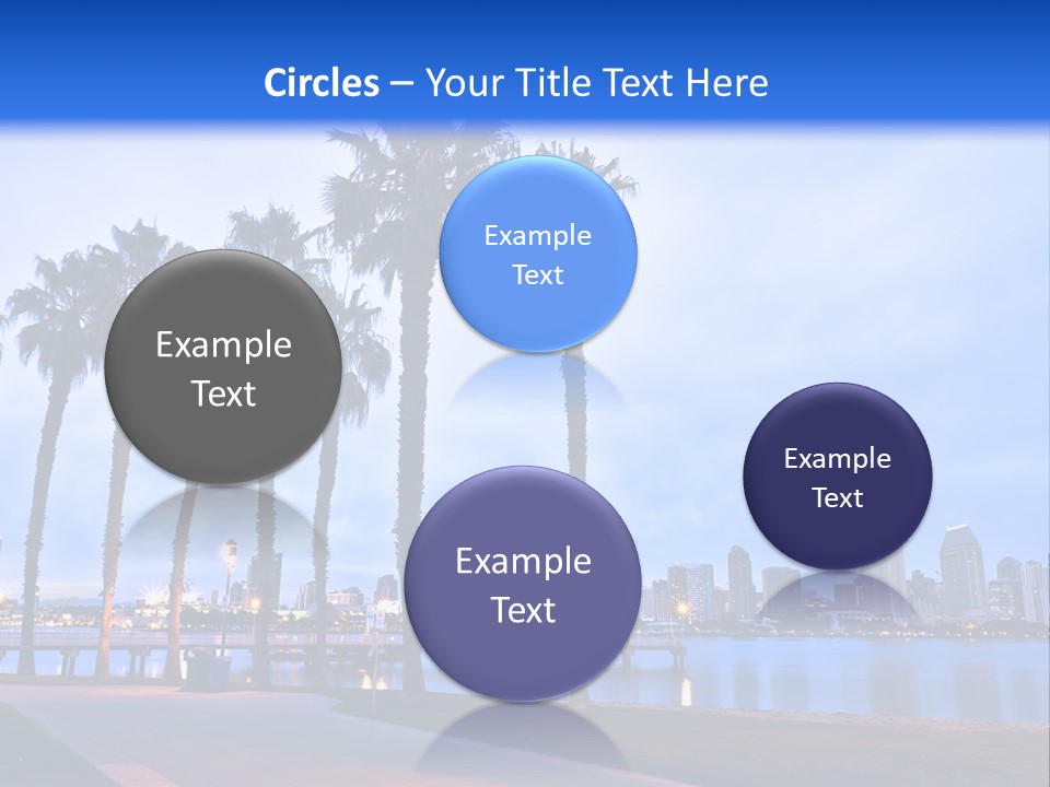 Line Harbor San PowerPoint Template