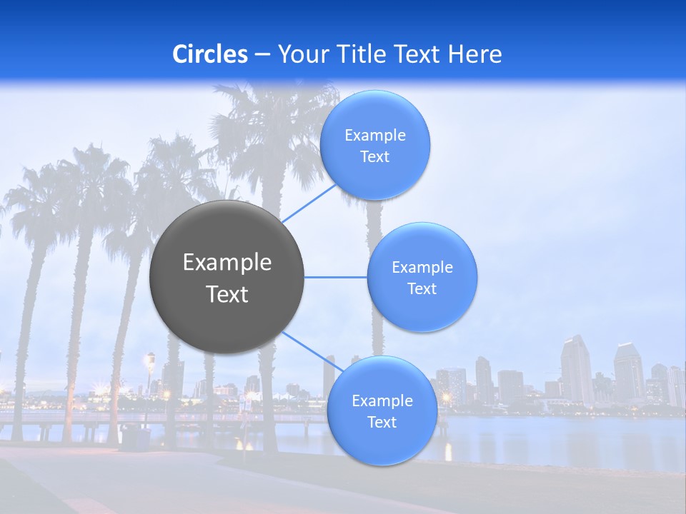 Line Harbor San PowerPoint Template