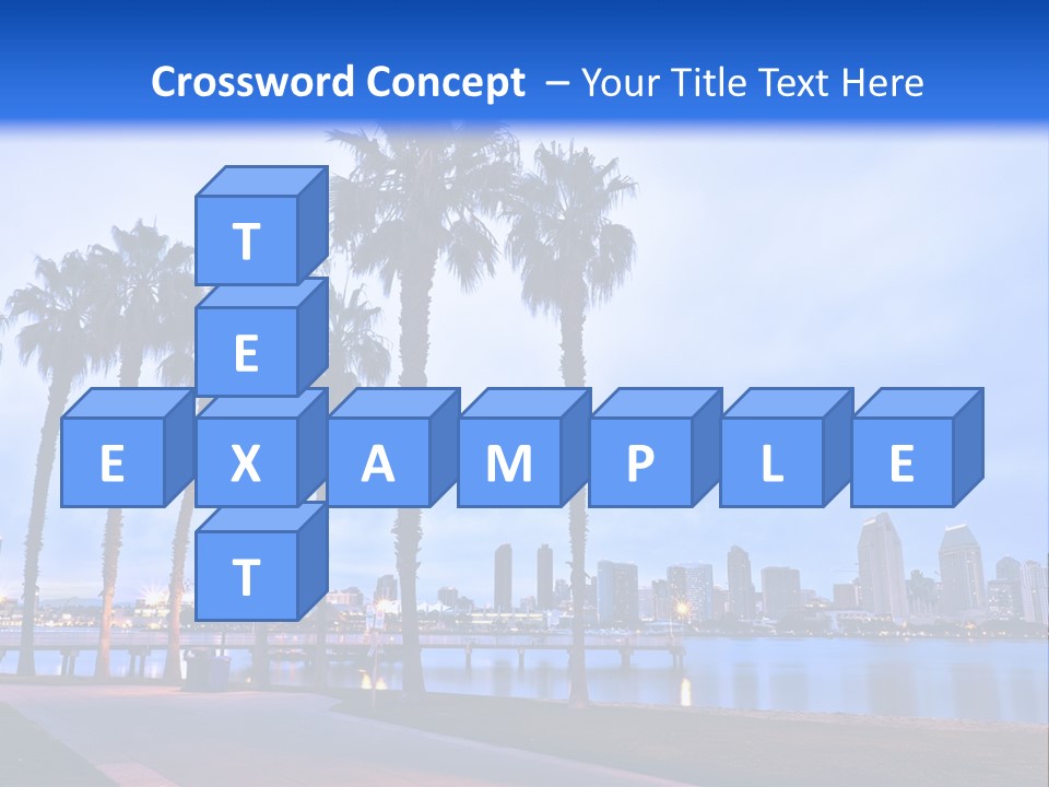 Line Harbor San PowerPoint Template