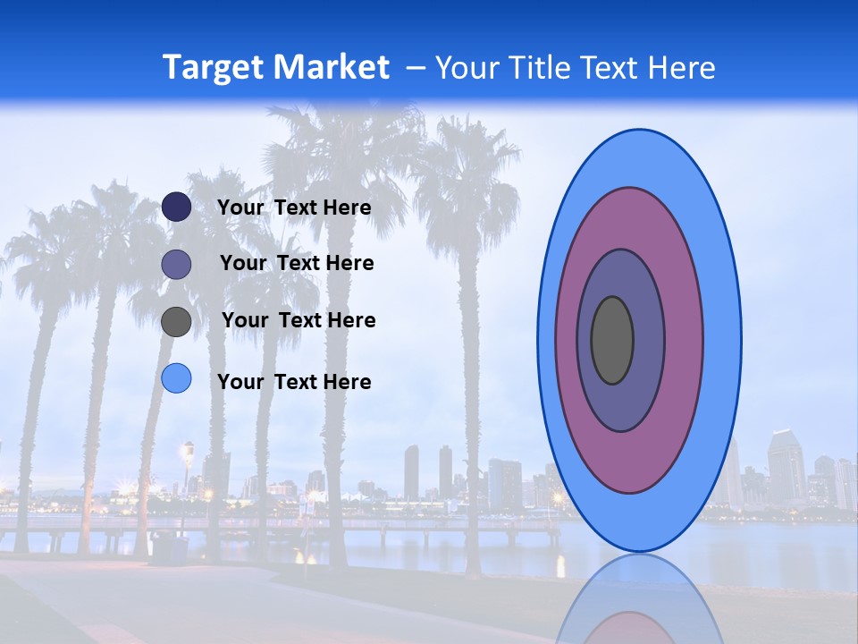 Line Harbor San PowerPoint Template