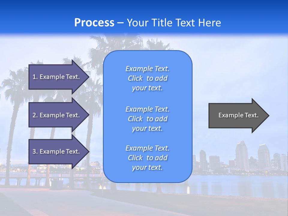 Line Harbor San PowerPoint Template
