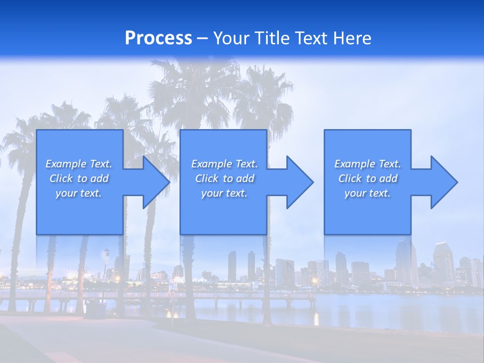 Line Harbor San PowerPoint Template