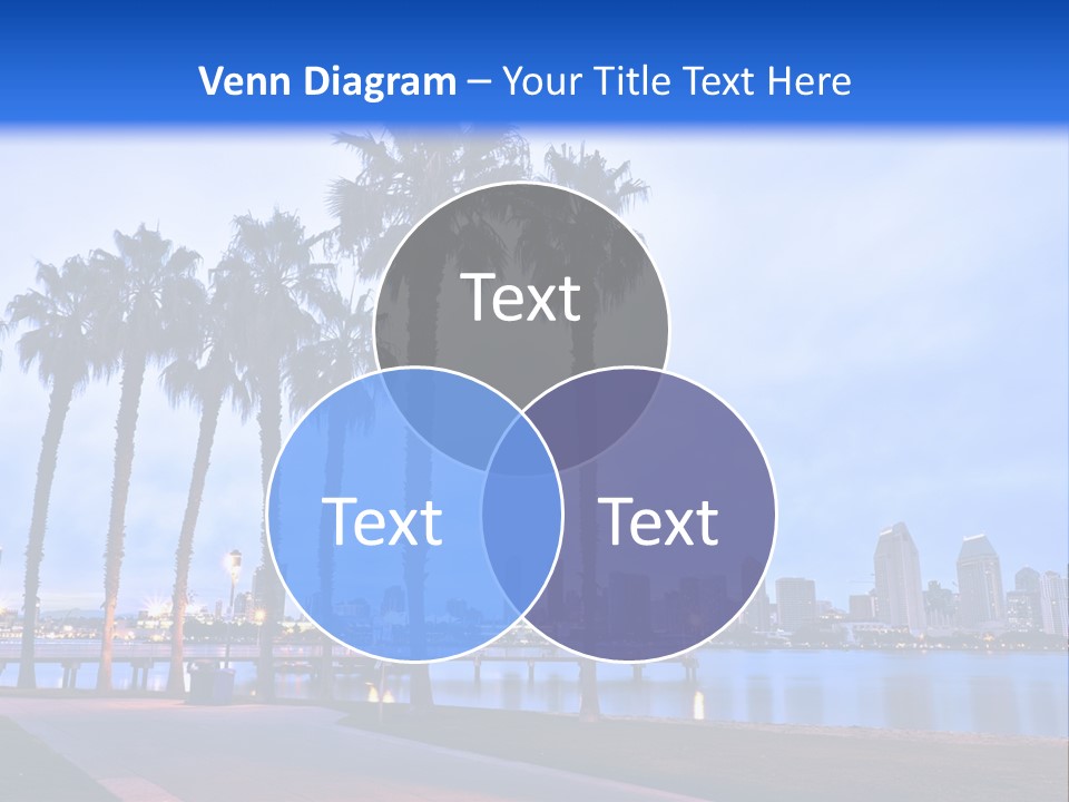 Line Harbor San PowerPoint Template