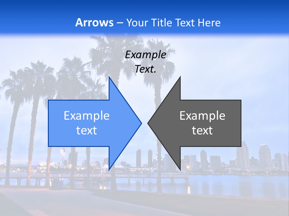 Line Harbor San PowerPoint Template
